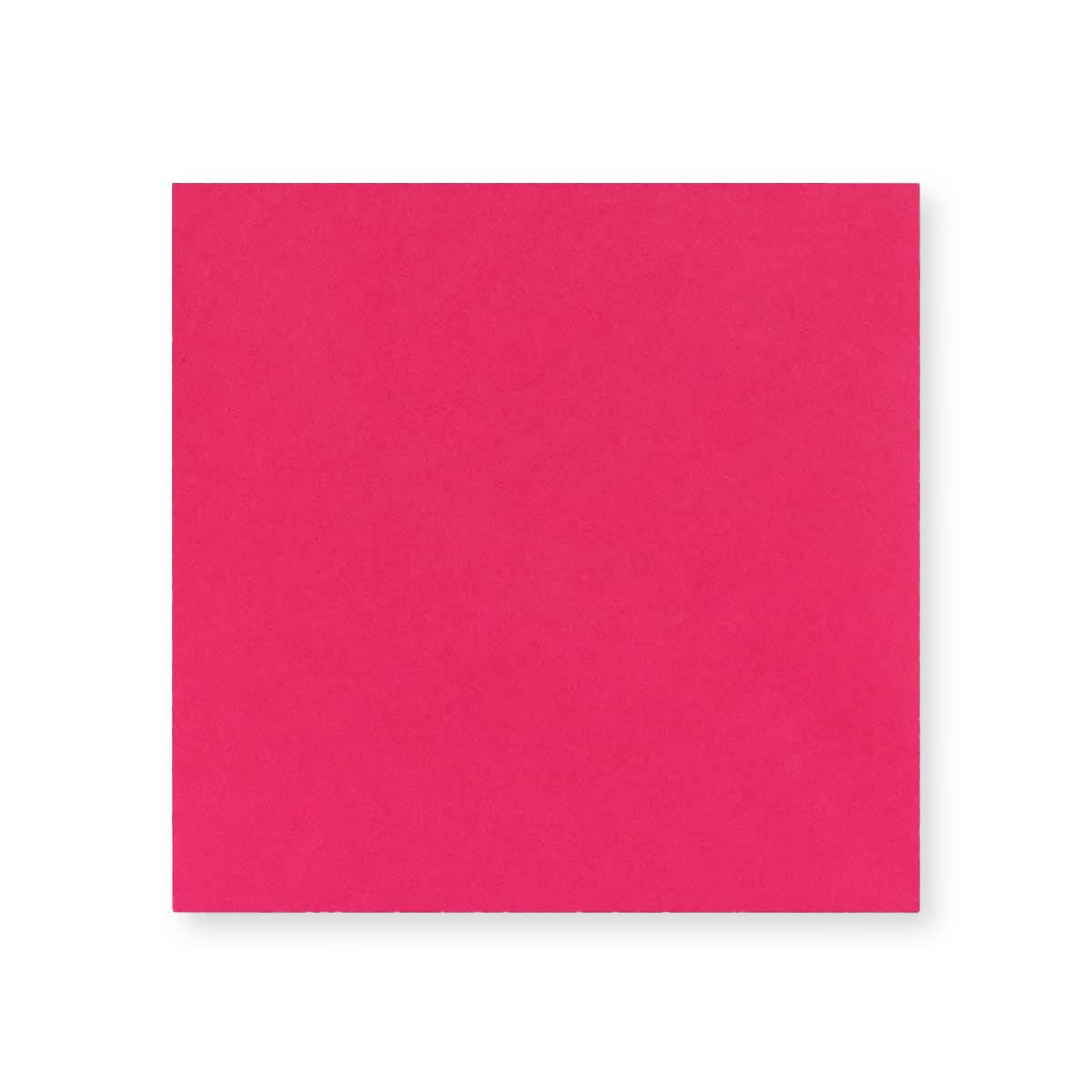 130x130mm FUSCHIA PINK SQUARE GUMMED PLAIN 100GSM