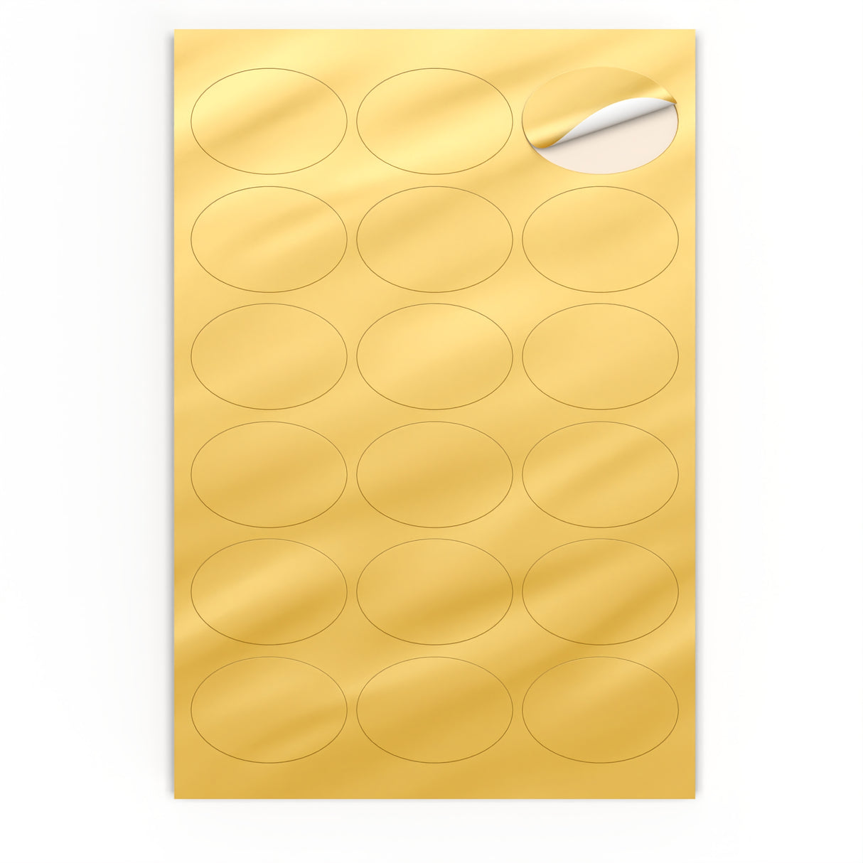 Ovalne samoljepljive etikete