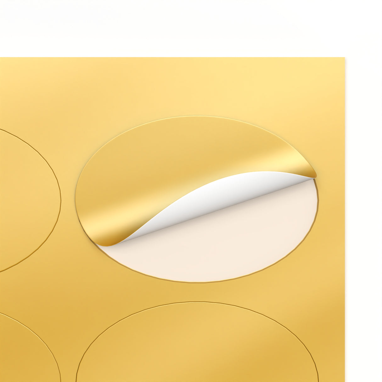 Ovalne samoljepljive etikete