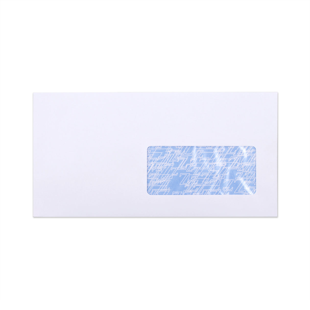 Bijela omotnica s unutarnjim tiskom – s prozorčićem 115x225 mm (DL+) 90gr/m²