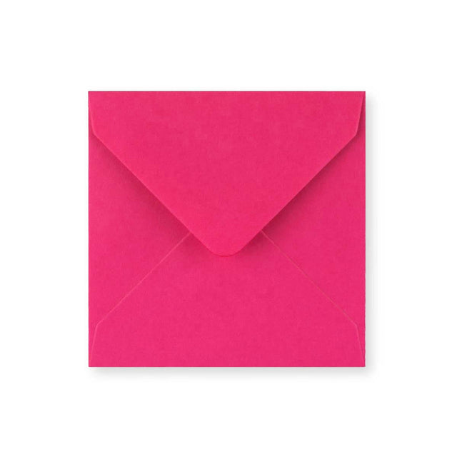 Fuschia Pink Gummed V-Flap Greeting Card Envelope (116 x 116mm)