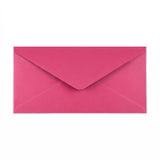 110x220mm DL FUSCHIA PINK WALLET GUMMED PLAIN 100GSM