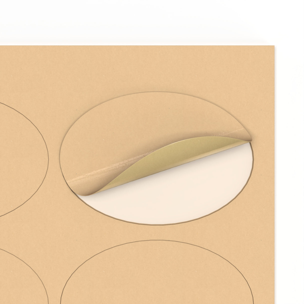 Ovalne samoljepljive etikete