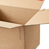 Kartonska kutija promjenjive dubine sa samozatvarajućim zatvaračem za slanje pošiljki