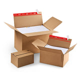 Kartonska kutija promjenjive dubine sa samozatvarajućim zatvaračem za slanje pošiljki