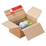 Kartonska kutija promjenjive dubine sa samozatvarajućim zatvaračem za slanje pošiljki