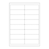 Bijele samoljepljive etikete