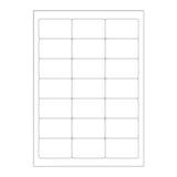 Bijele samoljepljive etikete