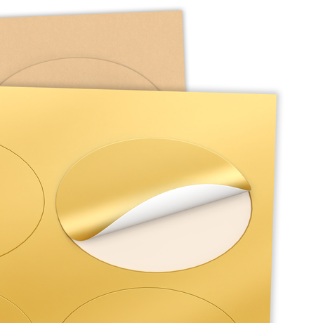 Ovalne samoljepljive etikete